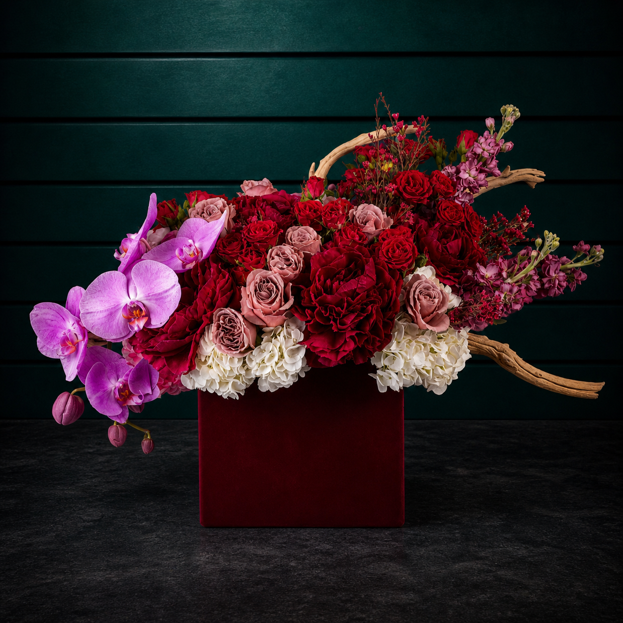 Red Couture Bloom