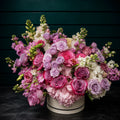 Blush Elegance — hand-crafted luxury flower arrangement | CHAROZY Floral Boutique, Brooklyn NY