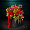 Ruby Flame — hand-crafted luxury flower arrangement | CHAROZY Floral Boutique, Brooklyn NY