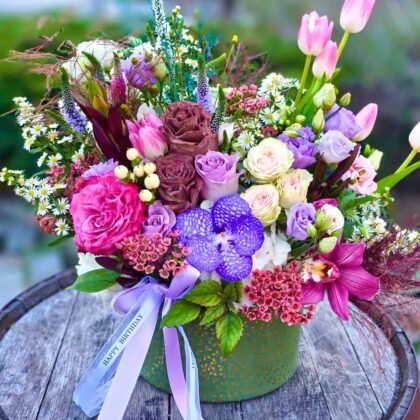 Pastel Symphony | Birthday Floral Gift Box | Charozy NYC